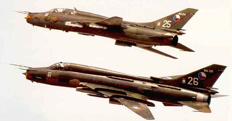 Су-20 и Су-22 - истребители-бомбардировщики