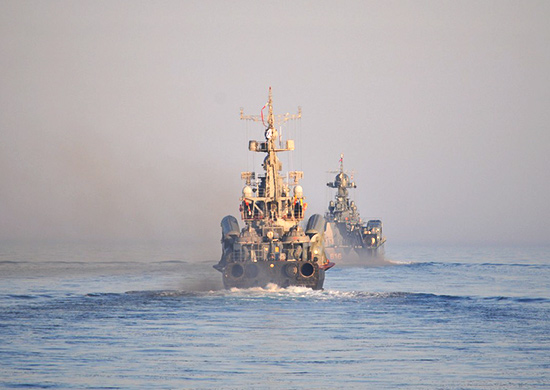 На Черноморском флоте проходит учение с соединением ракетных катеров