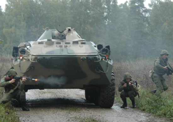 Сразу в четырех военных гарнизонах Московской области прошли тренировки по противодействию терроризму