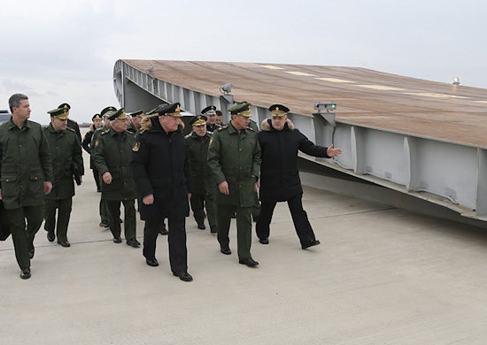 Министр обороны России генерал армии Сергей Шойгу прибыл в Ейск