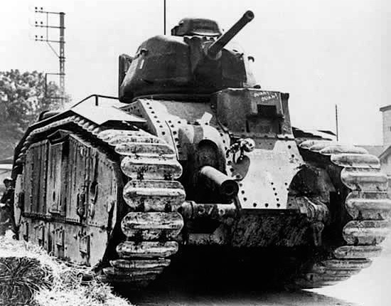 Французский танк Char B1-bis Второй Мировой войны