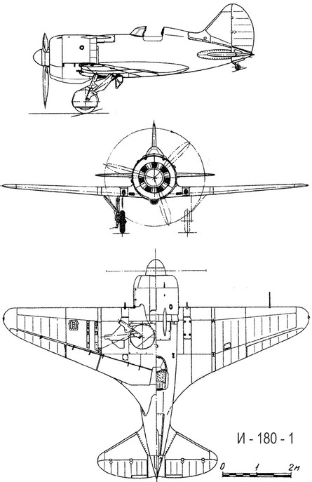 Истребитель И-180